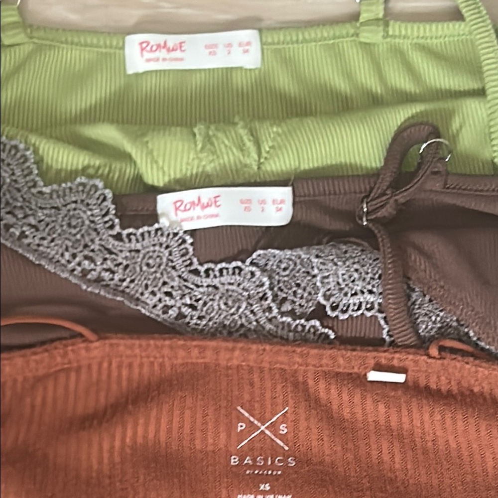 7 Piece Summer Everyday Crop Tank SHEIN ROMWE PacSun XS Curated Bundle Set - Picture 12 of 13